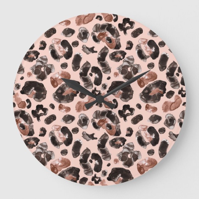 Relógio Grande Casaco de leopardo, padrão sem descontinuidades da (Frente)