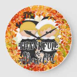 Relógio Grande Casal de Peregrino - Obrigado e Grata