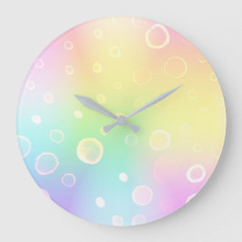 Relógio Grande Casamento Magical Arco-Íris