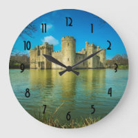 Castelo cénico de Bodiam em Sussex do leste