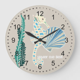 Relógio Grande Cavalo de mar