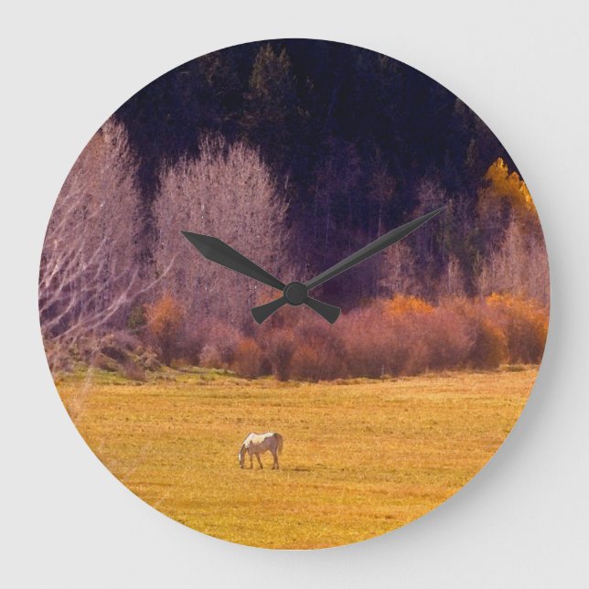 Relógio Grande Cavalo na Queda I (Frente)