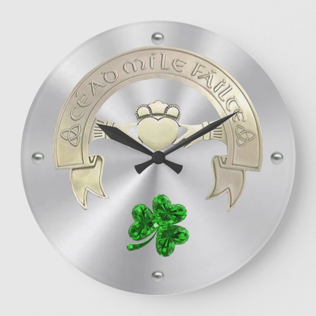 Relógio Grande Cem Mil Saúdam (Frente)