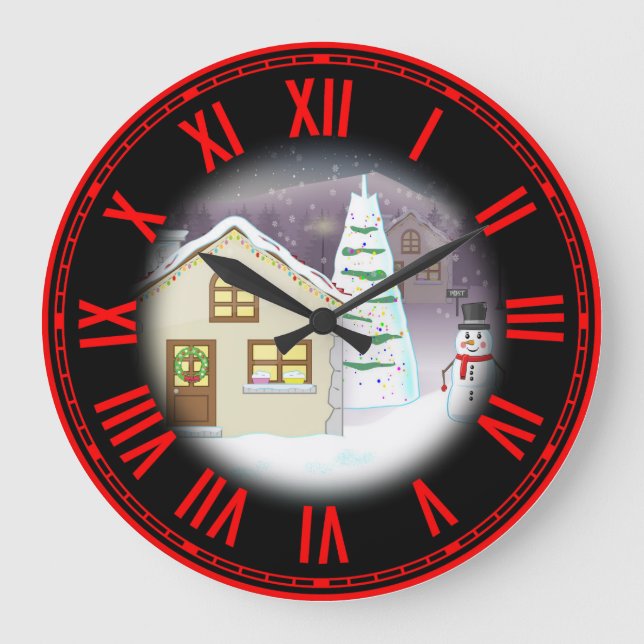 Relógio Grande Cenário de Natal (Frente)