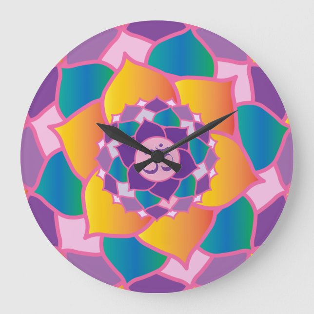 Relógio Grande Centro da ioga ou clube da ioga (Frente)