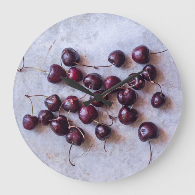Relógio Grande Cerejas (Frente)