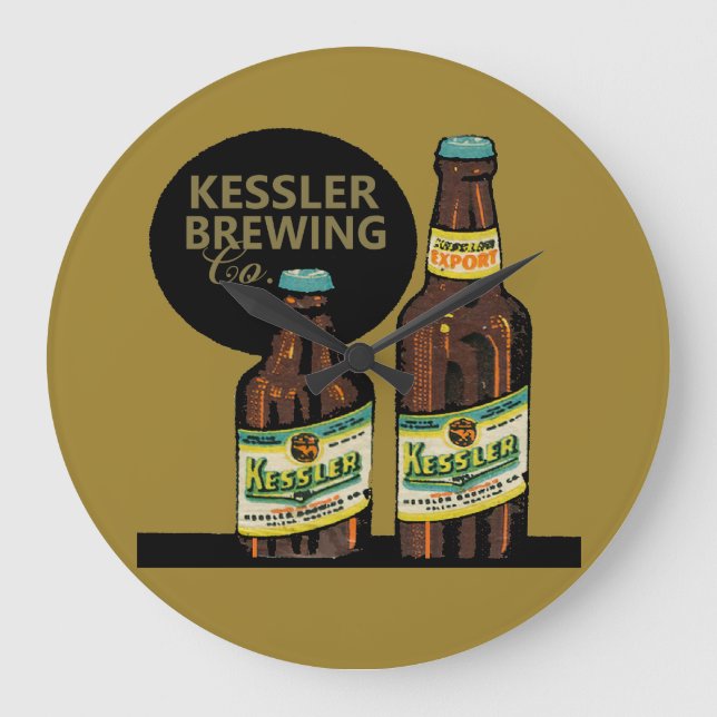 Relógio Grande Cerveja da exportação de Kessler (Frente)