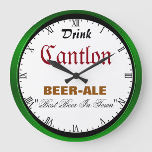 Relógio Grande Cerveja de Cantlon