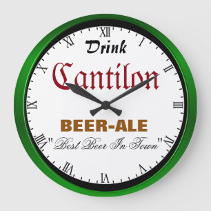 Relógio Grande Cerveja de Cantlon