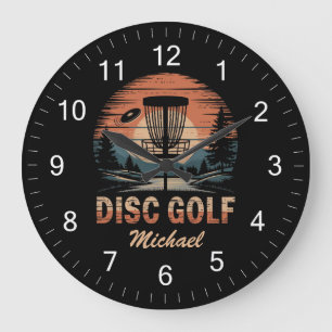 Relógio Grande Cesto de Golfe de Disco Frisbee Personalizado
