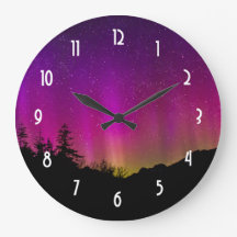 Céu nocturno estrelado de Borealis da Aurora da