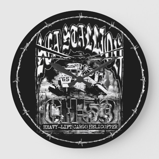 Relógio Grande CH-53 Sea Stallion (Frente)