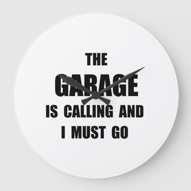 Relógio Grande Chamada de Garagem (Frente)