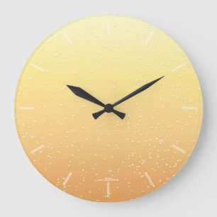Relógio Grande Champagne Bubbles Clock