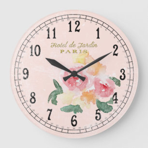 Relógio Grande Chic country ou chic de algodão