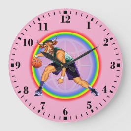 Relógio Grande Chicago bulls basketball player in action