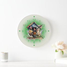 Relógio Grande Chicken and Chicken House Farm