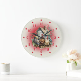 Relógio Grande Chicken and Chicken House Farm