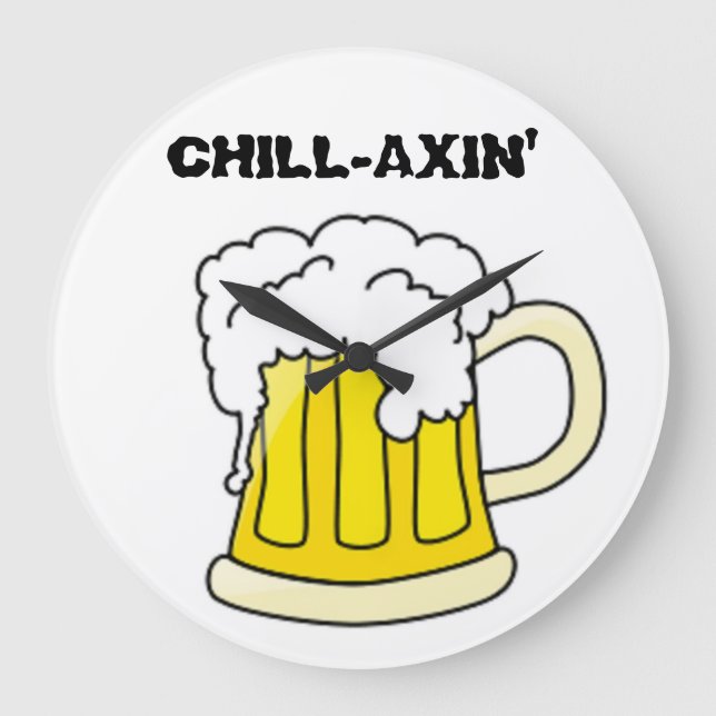 RELÓGIO GRANDE "CHILL AXIN" BEER MUG (Frente)
