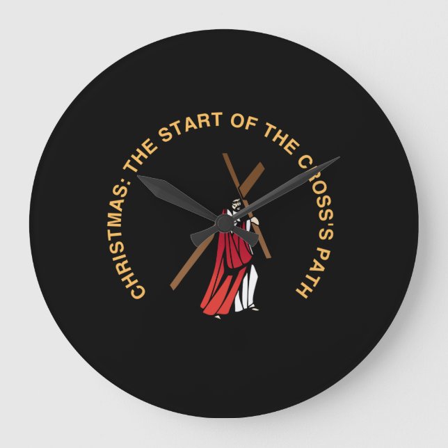 Relógio Grande Christmas: The Start of the Cross's Path (Frente)