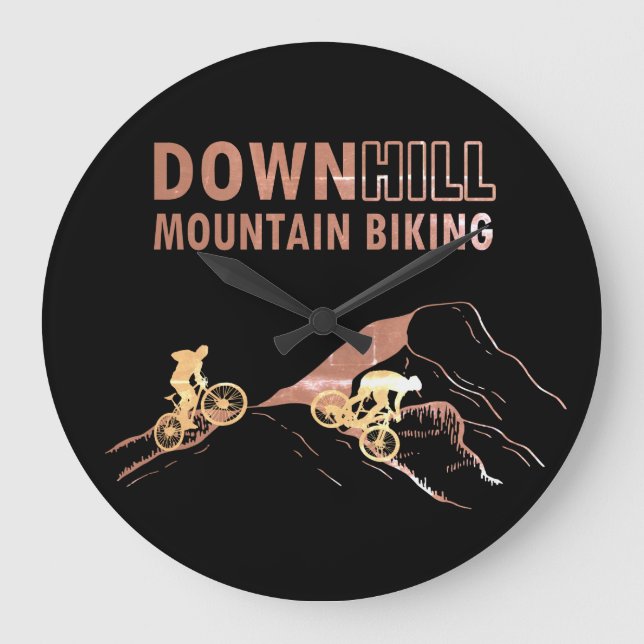 Relógio Grande Ciclismo de Montanha MTB Downhill (Frente)