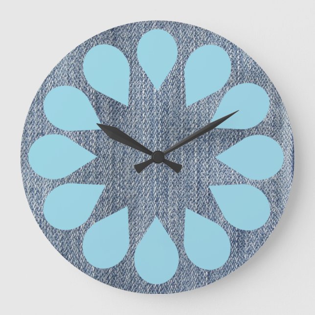 Relógio Grande Ciclo de rotação da sala de lavanderia (Frente)