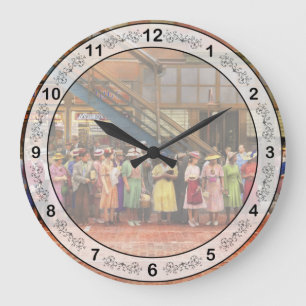 Relógio Grande Cidade - Chicago - Esperando por um carro de rua 1