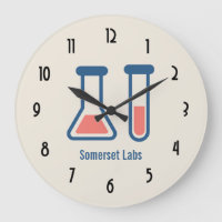 Ciência no tubo de ensaio e beaker