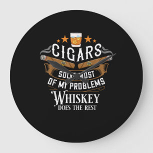 Relógio Grande Cigarros Resolvem A Maioria Dos Meus Problemas Whi