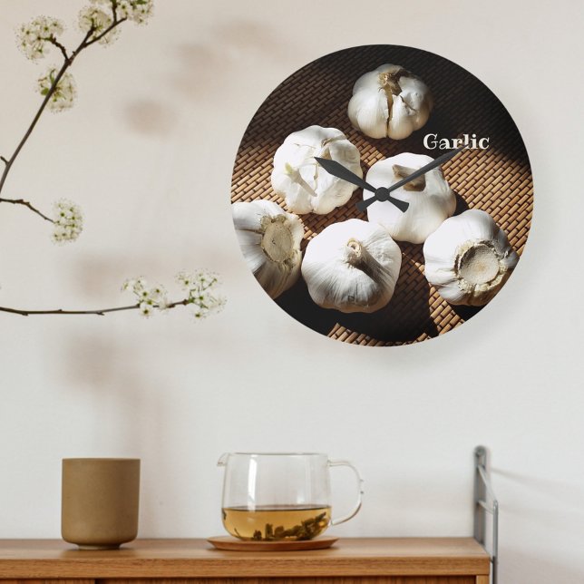 Relógio Grande Cinco luvas inteiras de alho (Criador carregado)