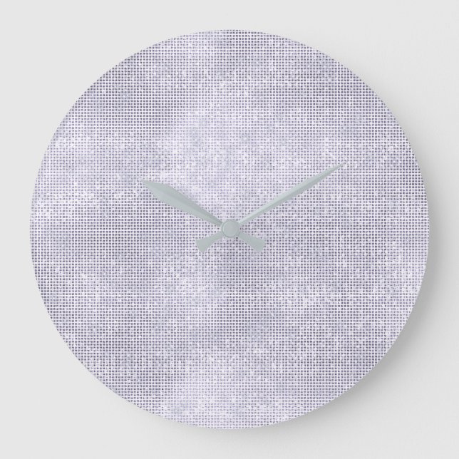 Relógio Grande Cinza Prata Sequin Purple Sequin Diamond Sparkly (Frente)