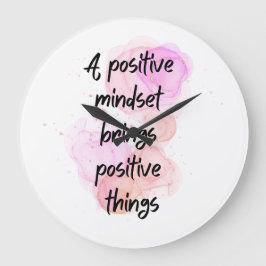 Relógio Grande citações inspiracionais positivas, motivação