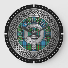 Relógio Grande Clan Colquhoun Crest & Tartan Knot