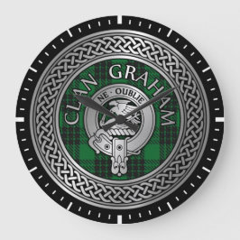 Relógio Grande Clan Graham Crest & Tartan Knot