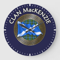 Clan MacKenzie Tartan Knot & Flag