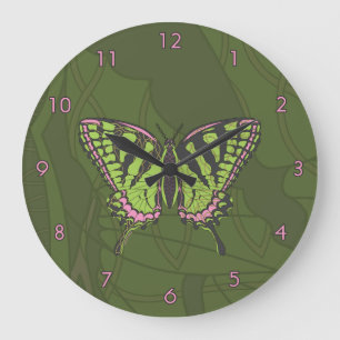 Relógio Grande Clock Célula Swallowtail