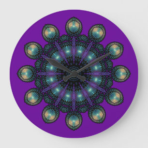 Relógio Grande Clock Faces - Apophysis Fractal