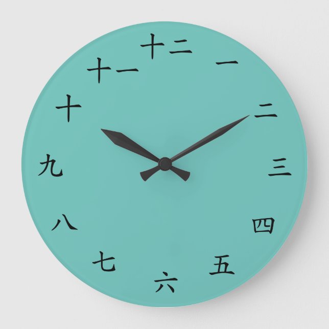 Relógio Grande Clock Japonês Personalizado (Frente)