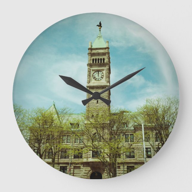 RELÓGIO GRANDE CLOCK MASSACHUSETTS DA CITY HALL LOWELL (Frente)