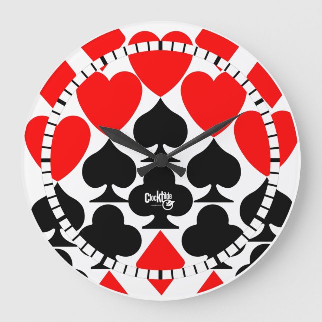 RELÓGIO GRANDE CLOCK TILDE SERIE POKER S8 V4 (Frente)