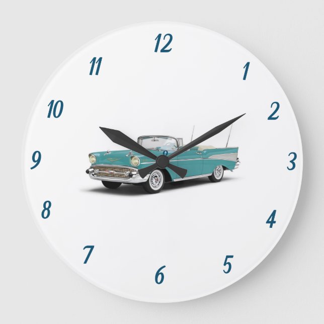RELÓGIO GRANDE ****CLSSIC 57 CHEVY**** CLOCK (Frente)