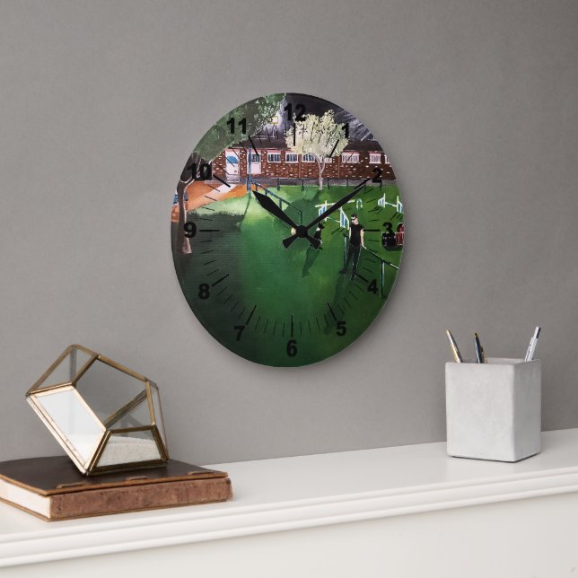 Relógio Grande Club Canino Boomerang Painting by Alfred Fox (Escritório)