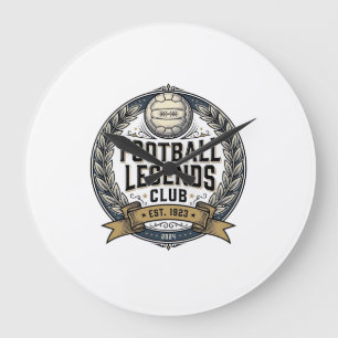 Relógio Grande Clube de Lendas do Futebol Camisa de Futebol Vinta