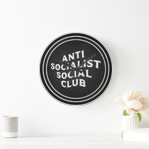Relógio Grande Clube Social Anti Socialista Engraçado Socialismo