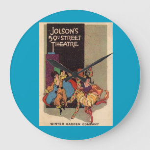Relógio Grande cobrir do playbill do Al Jolson de 1923