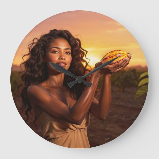 RELÓGIO GRANDE COCOA MAGIC (Frente)