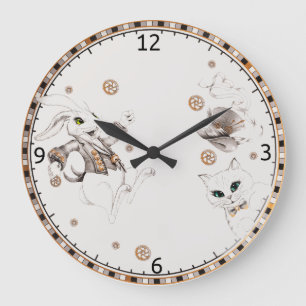 Relógio Grande Coelho da terra maravilhosa