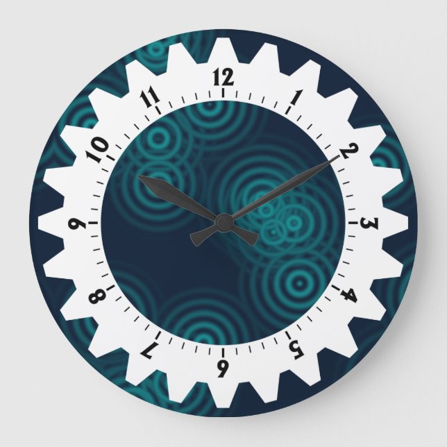 Relógio Grande Cogged 01 - Chuva Elétrica (Frente)