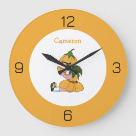 Relógio Grande Coleção de Flower Whimsic Child