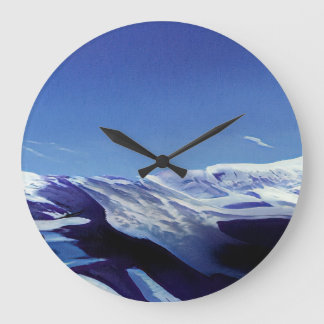 Relógio Grande Colinas de neve, panorama de inverno